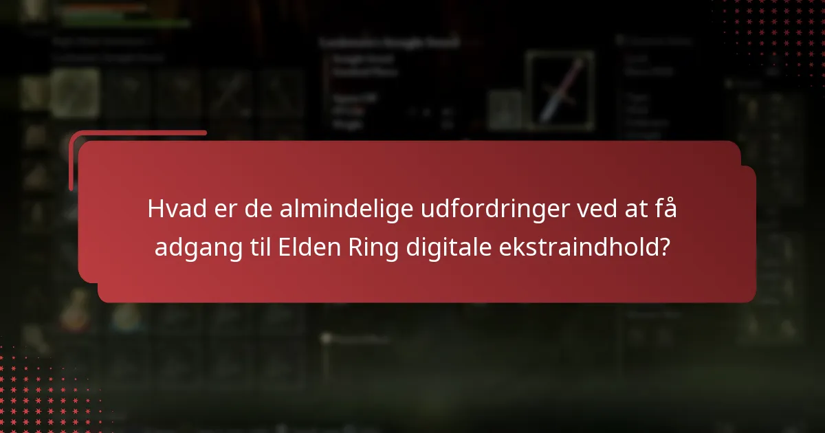 Hvilke digitale ekstraindhold er tilgængelige for Elden Ring på PlayStation?