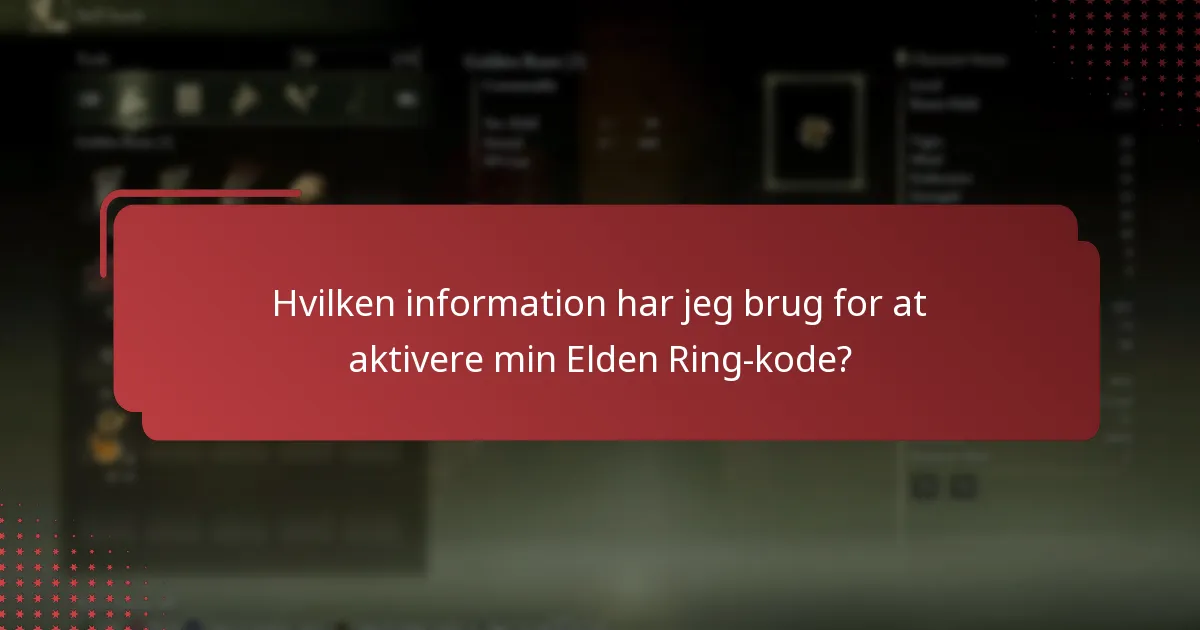Hvordan kan jeg bekræfte, at min Elden Ring-kodeaktivering var succesfuld?
